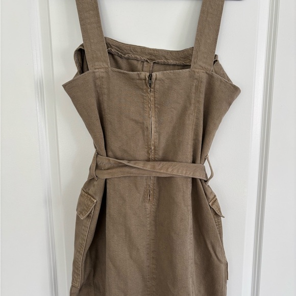 Dynamite Tan Midi Dress - Picture 3 of 5